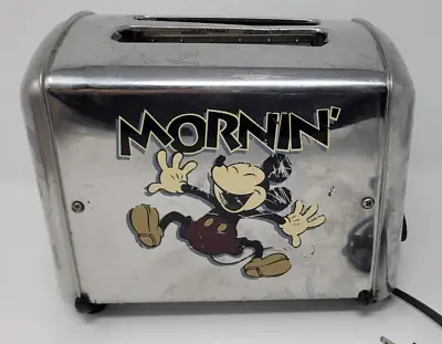 Vintage Mickey Mouse Mornin’ Toaster Singing Music Villaware Collectible • $22