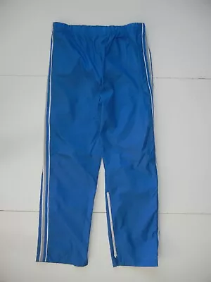 Vtg 80s 90s MACGREGOR Blue Nylon WINDBREAKER PANTS Athletic Gym Gear Men's L • $18.74