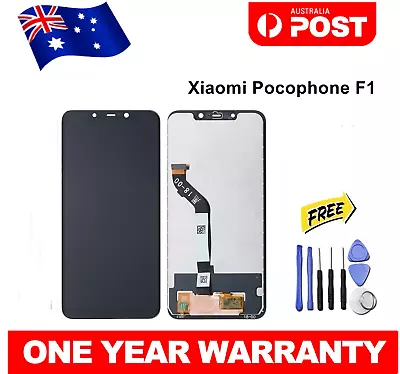 For Xiaomi Pocophone F1 LCD Display Touch Screen Digitizer Assembly BLACK • $59.50
