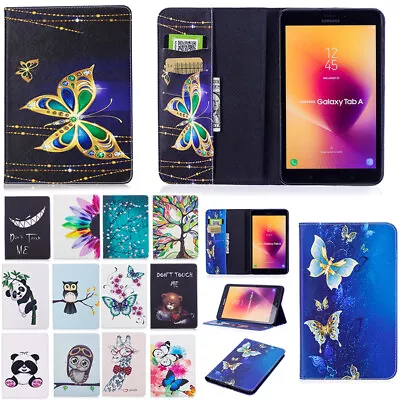 Smart Patterned Flip Leather Case Cover For Samsung Galaxy Tab A 8.0 T380 T385 • $20.68