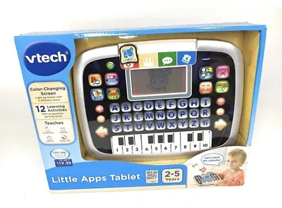 Vtech Little Apps Tablet Ages 2-5 Kid Fun Baby Toddler Black NEW • $22.95