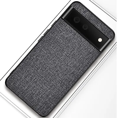For Google Pixel 8 Pro 8 7A Slim Fabric Cloth TPU Bumper Shockproof Case Cover • $9.99