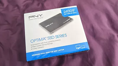 NEW IN BOX PNY Optima 240GB 2.5-Inch SOLID STATE DRIVE SSD7SC240GOPT-RB • $27.90