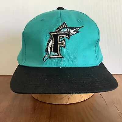 Vintage 90's Florida Marlins Snapback Hat Cap  • $11.39