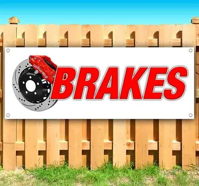 BRAKES Advertising Vinyl Banner Flag Sign Many Sizes AUTOMOTIVE MECHANIC • $23.39