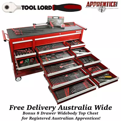 Sidchrome 39 Piece Metric & AF Complete Triple Bank Large Tool Kit Set SCMT11105 • $4312