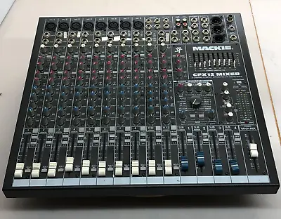 Mackie CFX12 Mixer 12-Channel Compact Integrated Live Sound Mixer • $229.99