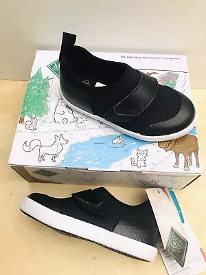 The MUCK Boot Company Sz 10 Kids Shoe/Trainer Solstice Cool Black Summer Techno • £14.99