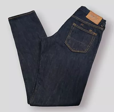 Designer Prps Japanese Selvedge Jeans Dark Wash Button Fly Fury 31 (32) Baracuda • $44.95