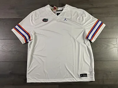 Jordan Florida Gators Football White Blank Jersey Size 3XL New DX2332-100 • $90