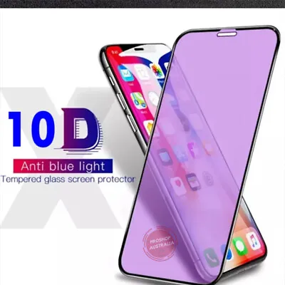 Anti Blue Light UV Tempered Glass Protector For IPhone 15 14 13 12 11 Pro XS Max • $6.99