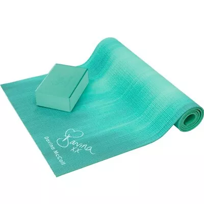 Yoga Starter Kit From Davina McCall Yoga Mat Block Strap For Pilates & Yoga • £14.50