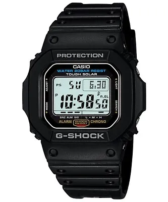 Casio G-Shock Digital Solar Mens Black Watch G-5600UE-1DR • $142