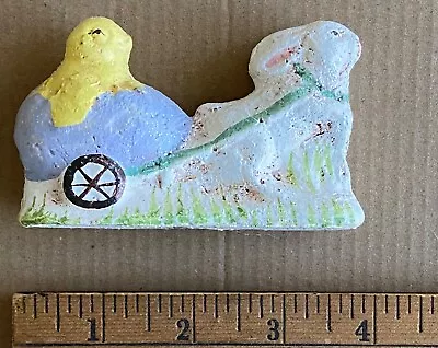 Teena Flanner For Midwest Of Cannon Falls Easter Bunny Pulling Chick In Egg • $6