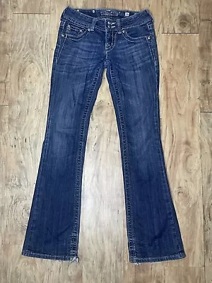 Miss Me Jeans Size 26 Boot Cut Blue Denim • $24.99