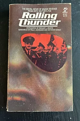 ROLLING THUNDER Richard L. Graves Movie Tie-In PAUL SCHRADER VTG PB 1977 • $30