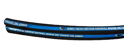 1-1/4  ID  MARINE BOAT WET EXHAUST HOSE HARDWALL WITH WIRE UIP  SOLD BY THE Foot • $12