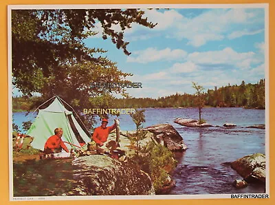 Vintage Fishing Calendar Salesman Sample Litho Print 8  X 6  Perfect Day • $4.33
