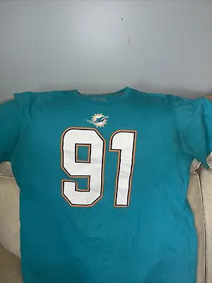 Size XL Nike Miami Dolphins #91 Cameron Wake T-Shirt • $12