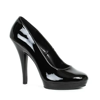 Black Heels Pin Up Pumps Heels Mens Drag Queen Ellie Shoes Womans Size 12 13 14 • $61.95