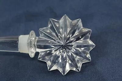 Vintage Waterford Crystal Bottle Stopper Starburst Top • $19.65