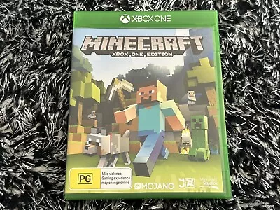 Minecraft XBOX One Edition Game Mojang PG - Free Post • $21.99