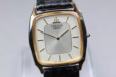 Vintage [MINT] SEIKO CREDOR 14KT 2F70-5151 Leather Quartz Men's Watch From JAPAN • $299.99