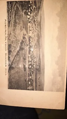 Vintage Auburn PA Postcard Bunker's Hill View Schuylkill County • $15
