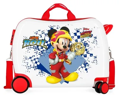 Official Mickey Mouse Disney Kids Ride On Suitcase - White/Red - New In Box • £59.99
