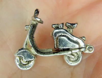£18.99 • Buy VINTAGE SILVER SCOOTER CHARM B - 1950's 150 LD ??? .................. C11