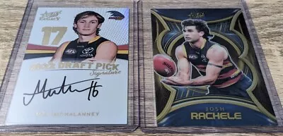 2023 AFL Select Legacy DPS GOLD MAX MICHALANNEY #59/90 + JOSH RACHELE #188/199 • $35