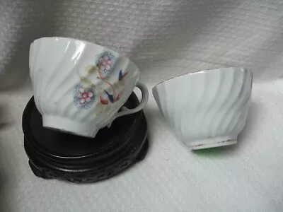 An Antique Georgian Teabowl And A Tea Cup Coalport? • £6