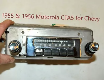 1955 1956 Motorola Old Classic RETRO Original Car Dash RADIO For Chevy USA  • $125