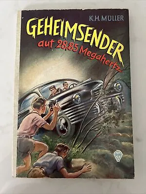 Vintage German Book YA Teen Story - KH Müller - Geheimsender Aut 2885 Megahertz • $12.49