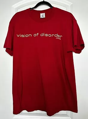 RARE VTG 90s Vision Of Disorder Kill The Humans 1997 Metal Band Shirt Size L EUC • $300