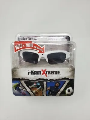 I-Kam Xtreme Video Eyewear -White Multi Lens Recording Sunglasses • $49.99