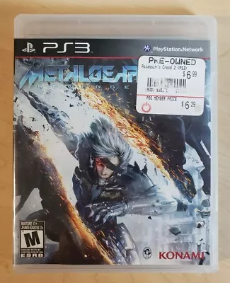 Metal Gear Rising: Revengeance (Sony PlayStation 3 Complete With Manual) • $17.99