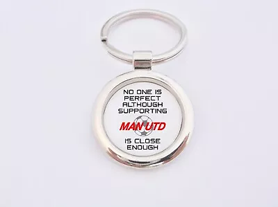 Perfect Supporting Man Utd Manchester United Key Fob Bottle Opener Keyring Badge • £4.99