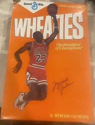 Michael Jordan 1988 Wheaties Box Part 2 The Michael Jordan Story College/Bulls • $25