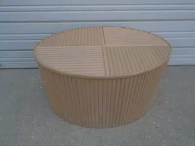 Coffee Table Base Coastal Cottage Regency Art Deco McGuire STY Rattan Bamboo • $250