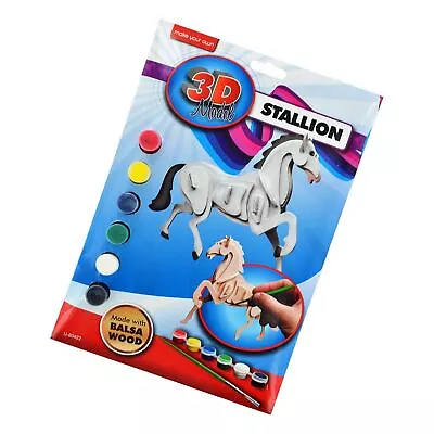 Exercise Mind And Creativity With DIY Horse Model And 3D Jigsaw Puzzle • £4.45