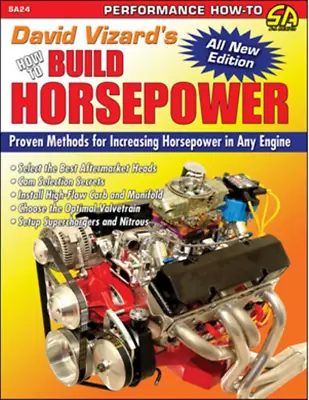 David Vizard's Build Horsepower Manual Supercharger Nitrous Heads Cams How To.. • £25.99