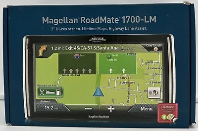 Magellan RoadMate 1700 LM GPS Navigator 7” Touchscreen Lifetime Maps Lane Assist • $69.50