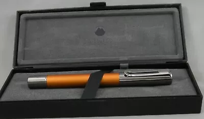 Monteverde Ritma Orange & Gunmetal Special Edition Fountain Pen - Broad Nib • $36