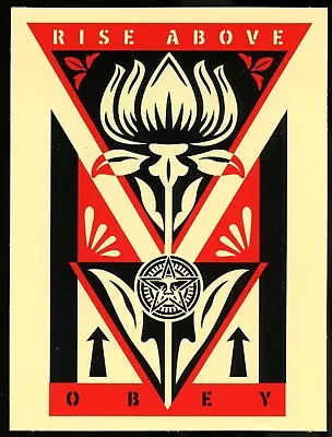 Rise Above 1989  Shepard Fairey Obey Giant Sticker Slap 4 X 5.5  Inches Art • $97.69