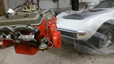 1969-1972 Corvette 350 Replacement Engines ( 4-bolt Block Double Hump Heads) • $9895