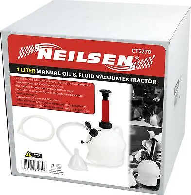 $26.67 • Buy 4L Vacuum Oil & Fluid Extractor Manual
