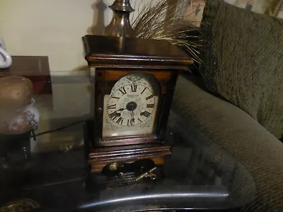 Vintage 8 Day Spring Wound Pendulum Clock The New England Clock Company NOT WORK • $99