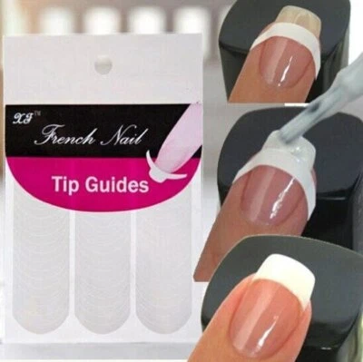 $6.99 • Buy French Tip Nail Decoration Strip Sticker Stencil Guides Manicure Art Nail Tips