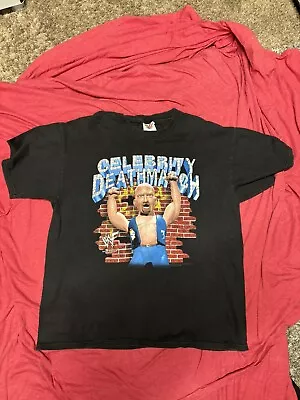 WWF Stone Cold Steve Austin Celebrity Deathmatch MTV VINTAGE Tshirt SZ L V NICE • $102.50